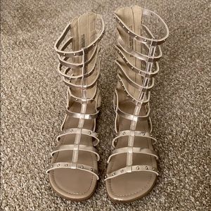 Girls tall gladiator sandals